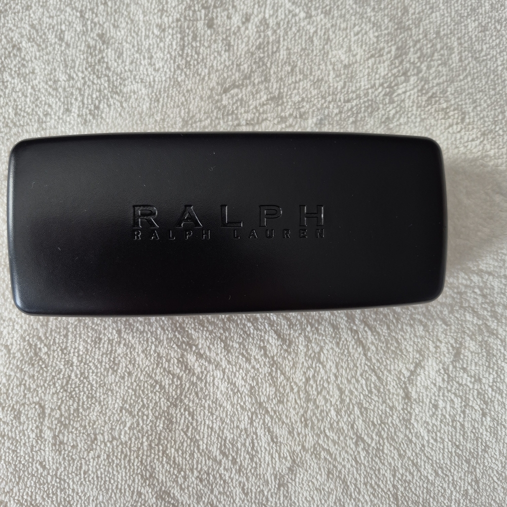 Ralph Ralph Lauren Black Hard Eyeglass Case
